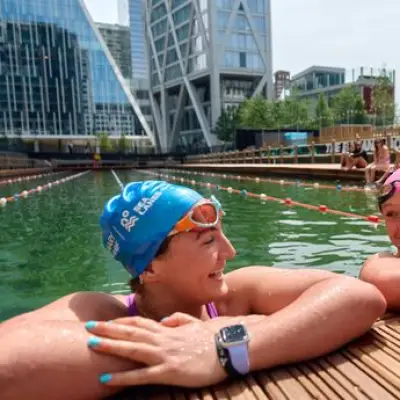 London's New Floating Natural Pool Opens in Canary Wharf This Friday