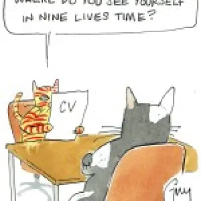 Metro Daily Cartoon by Guy Venables: AI Chatbot Writes Cat's CV