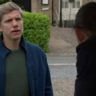 Robert Sugden Shocked by Kev and Serena Returns in Emmerdale