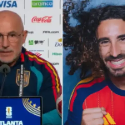 Spain boss Luis de la Fuente 'happy' for Marc Cucurella over Real Madrid move