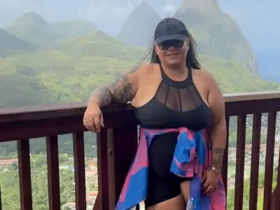 Woman quits UK for St Lucia, eats out for £5 a night in paradise