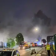 Brent Warehouse Fire: 100 Firefighters Tackle Huge Blaze as Black Smoke Fills Sky