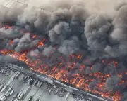 California Warehouse Fire Destroys Medical Supply Center, Prompts Evacuations