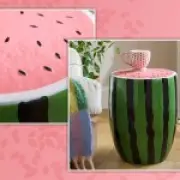 Dunelm's Watermelon Side Table Now £79.20: A Dopamine Decor Must-Have