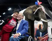 Elephant urinates on floor at Texas Republican convention, sparking animal welfare concerns