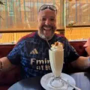England fan, 53, denied beer in US, drinks banana milkshake instead