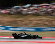 George Russell takes pole at Barcelona GP, Hamilton second