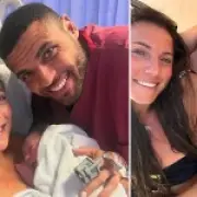 Gladiators star Steel welcomes baby 14 months after losing premature son
