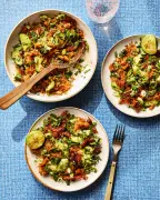 Gochujang Crispy Rice and Avocado Salad Recipe