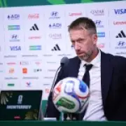 Graham Potter says he may have been bitten during Sweden's World Cup win over Tunisia