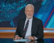 Jon Stewart slams Trump's Iran deal, 'Mountain Dew green' reflecting pool