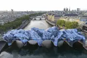 JR's La Caverne du Pont Neuf: Paris' Oldest Bridge Transformed into a Cave Installation