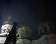 Kyiv's Historic Monastery Cathedral Damaged in Russian Air Raid