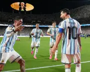 Lionel Messi equals World Cup scoring record with hat-trick against Algeria