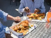 London's oldest fish and chip shop: gravy on fish sparks debate