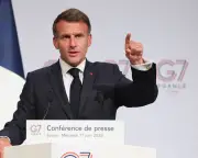 Macron Hails G7 Unity on Ukraine, Cites US Shift