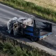 Man and child fighting for life after lorry explosion near UK pub