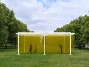 Massive Yellow Interactive Sculpture Arrives at Serpentine Gallery for Summer