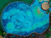 Merlin duck and Van Gogh pool: Tuesday's best photos