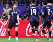 Messi scores in seventh consecutive World Cup game as Argentina beats Jordan