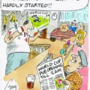 Metro Daily Cartoon by Guy Venables: World Cup Pub Hours and More