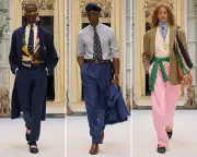 Ralph Lauren bridges generations with ties in Milan menswear show