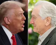 Robert De Niro leads 'Shut the F*** Up' chant against Trump at NYC concert