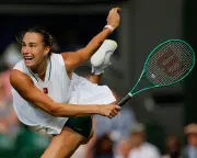 Sabalenka overcomes wobble to beat Kostovic in Wimbledon first round