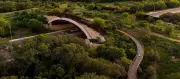 San Antonio land bridge: a wildlife crossing over a six-lane highway
