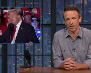 Seth Meyers and Jimmy Kimmel Mock Trump’s Inflation Comments and UFC Birthday Party