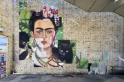 Six Frida Kahlo-Inspired Murals Appear Across London's South Bank