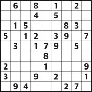 Sudoku 7,358 Medium: Complete the Grid with Numbers 1-9