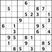Sudoku 7365 Medium: June 30 Puzzle Challenge