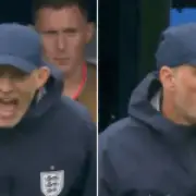 Thomas Tuchel screams at Djed Spence during England's World Cup draw with Ghana