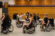 Wheelchair ballet class at Royal Ballet School: 'Like swimming through the air'