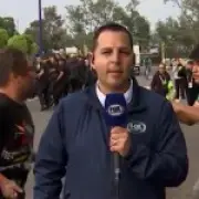 World Cup broadcast interrupted by fans brawling on live TV