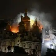 World Heritage site in Kyiv ablaze after Russian missile attack kills four
