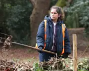 Young adults with learning disabilities help plant London Tree Ring