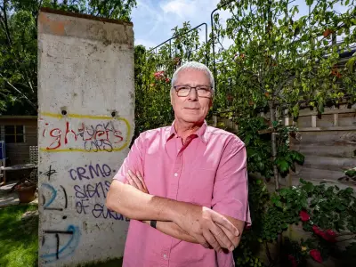 Berlin Wall piece in South London garden sparks neighbour row