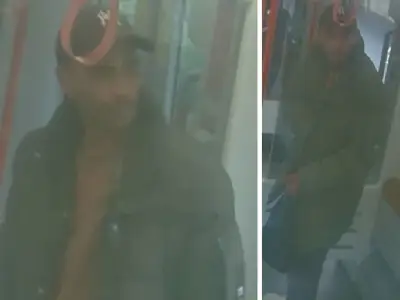 British Transport Police hunt flasher on London Overground train