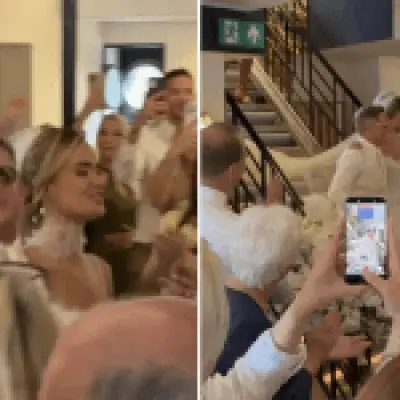 Brookside star Philip Olivier, 46, marries long-term partner Amy Virtue