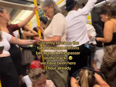 Bruno Mars concertgoers trapped on Tube for 90 minutes after trespasser
