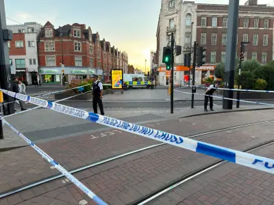 Croydon double stabbing: Two injured, attacker still at large