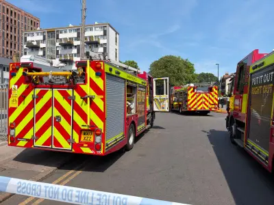 Croydon Fire: 70 Firefighters Battle Blaze at Hindu Temple Near Hospital
