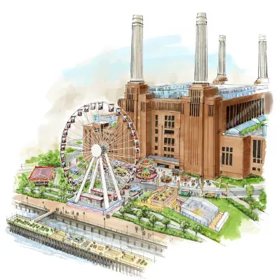 Electric Summer funfair and roller rink coming to Battersea Power Station