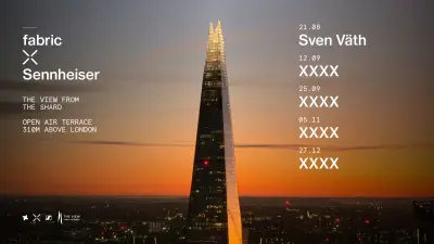 Fabric to host club nights at top of London's Shard skyscraper
