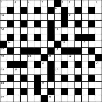 Genius Crossword No 277: Win £100 with The Guardian