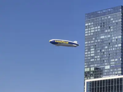 Goodyear Blimp Returns to London Skies After Four-Year Absence