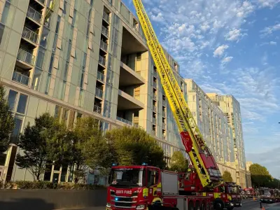 Greenwich rooftop garden fire: 70 firefighters tackle blaze, residents urged to avoid area