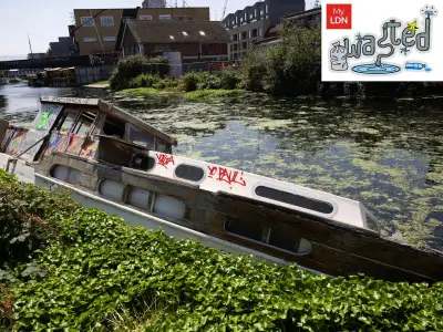 Hackney canals plagued by sunken abandoned boats costing £700k yearly